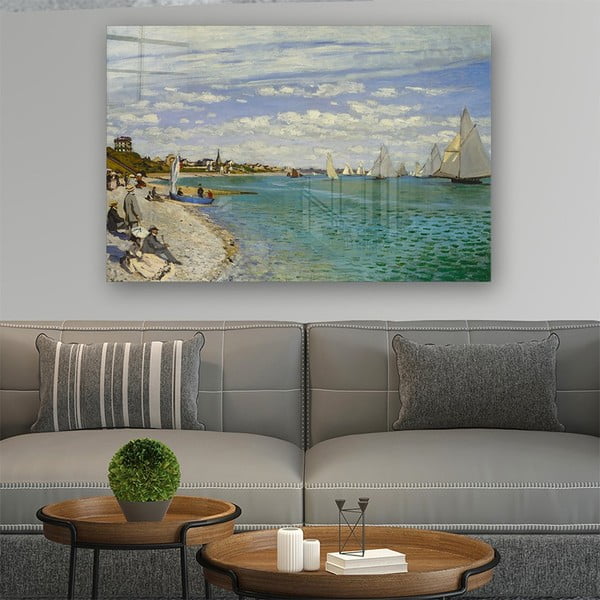 Klaasist maal 100x70 cm Claude Monet - Wallity-image-1