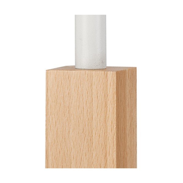 Valge-pruun laualamp (kõrgus 39 cm) Orazio - LAMKUR-image-3
