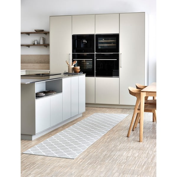 Helehall-kreem sise/välisvaip 70x60 cm Rex Fossil – Pappelina-image-1