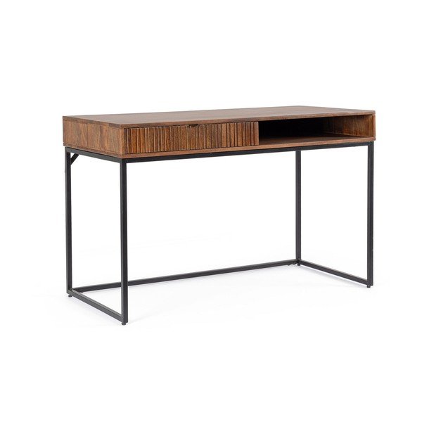 Mangopuidust lauaplaadiga töölaud, 60x120 cm Tadita – Bizzotto