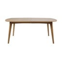 Kokkupandav söögilaud tammepuust 180x102 cm Marte - Actona