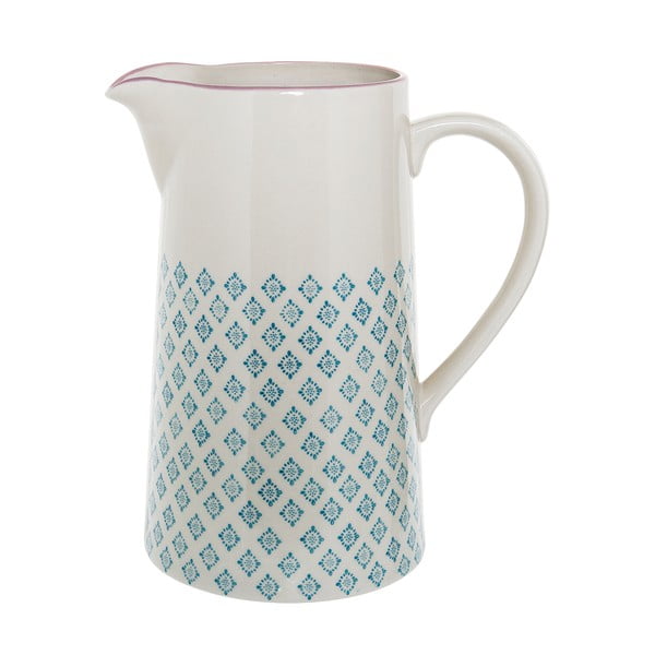 Sinine ja valge keraamiline kann , 2 l Patrizia - Bloomingville