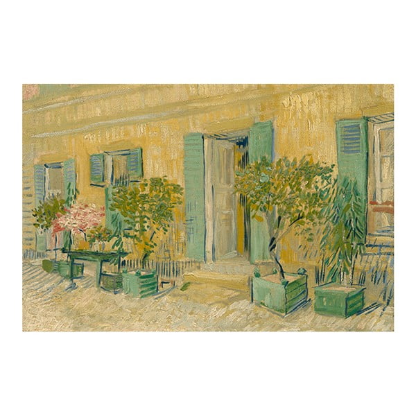 Obraz Vincenta van Gogha - Exterior of a Restaurant in Asnières, 90x60 cm