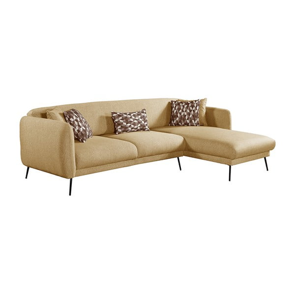 Kollane pikendatav nurgadiivan , paremas nurgas Madrid - Pandia Home-image-2