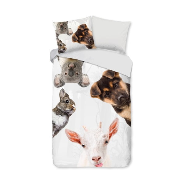 Puuvillane laste pikendatud voodipesu üheinimesevoodile 140x220 cm Semmie - Good Morning