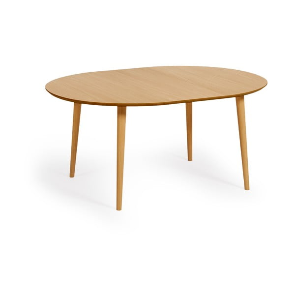 Tammedekooriga kokkupandav söögilaud ø 120 cm Oqui - Kave Home-image-2