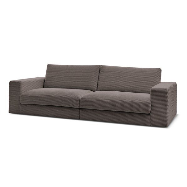 Hallikaspruun velvetist diivan 274 cm Leonard - Bobochic Paris-image-3