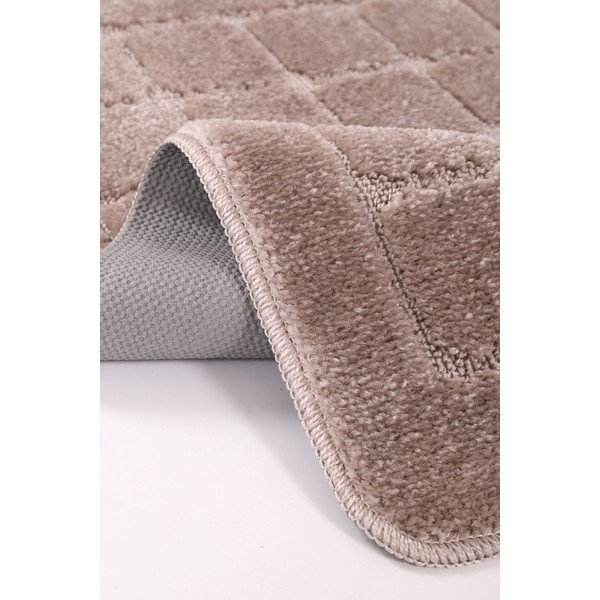 Pruunid vannitoamatid komplektis 2 tükki 50x80 cm Kareli - Foutastic-image-3