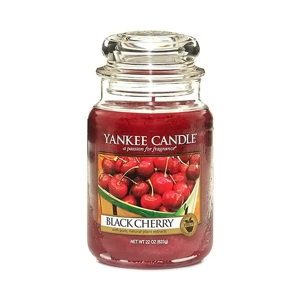 Lõhnaküünal , põlemisaeg 110 h Black Cherry - Yankee Candle