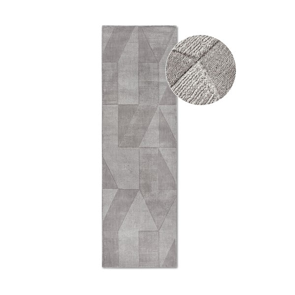 Hall käsitsi kootud villane koridorivaip 80x250 cm Ursule - Villeroy&Boch