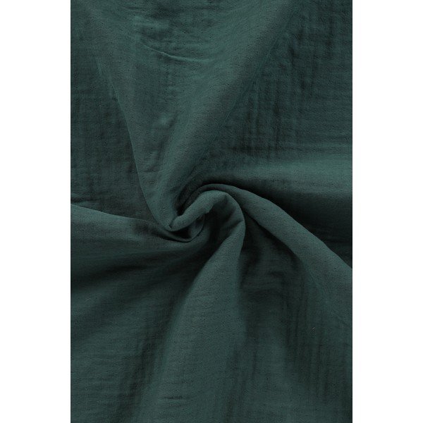 Roheline musliinist voodipesu kaheinimesevoodile 200x200 cm Stonewashed - Mijolnir-image-2