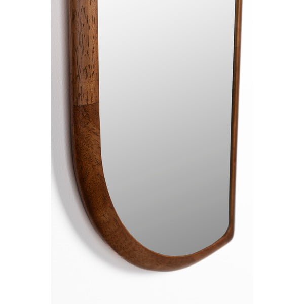 Puidust raamiga seinapeegel 26x120 cm Nyko - White Label-image-2