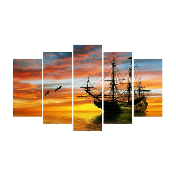 Vícedílný obraz na plátně Pirate Ship