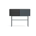 Must-antratsiitne konsoollaud 35x110 cm Nube - Teulat