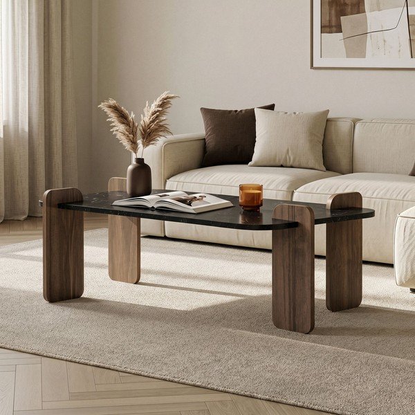 Must kohvilaud 60x120 cm Renard - Nordure-image-1