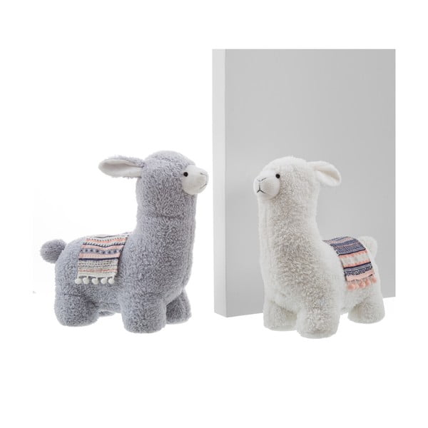 Komplekt 2 laama kujulist uksekinnititit Unimasa Flames - Casa Selección-image-1