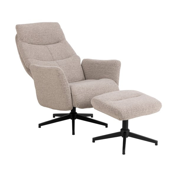 Beež bukleekangast lõõgastustool London - Actona-image-3