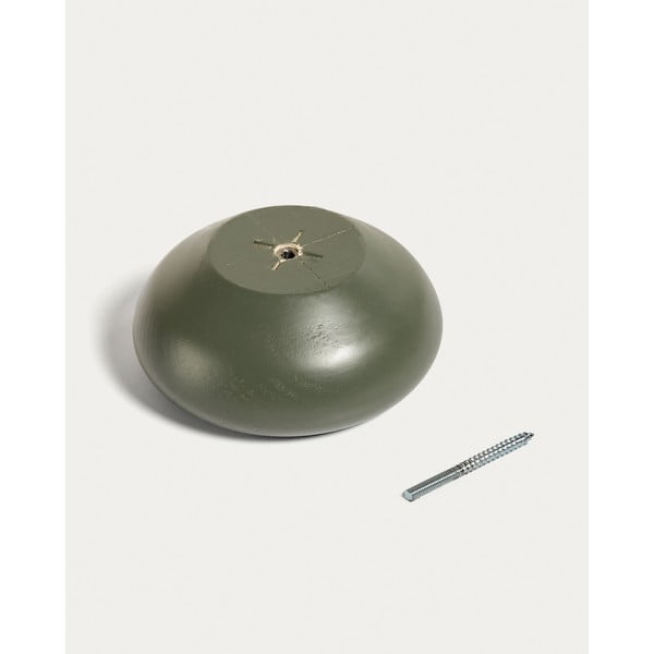 Hallikasrohelised seinale kinnitatavad puidust konksud 3tk komplektis Nadue - Kave Home-image-2