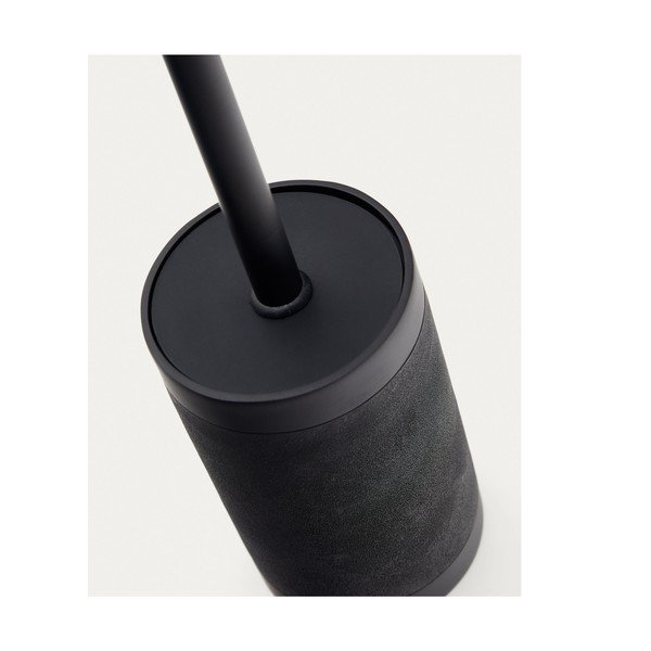 Must polüresiinist WC-hari Sisel - Kave Home-image-1