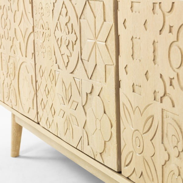 Mangost ja akaatsiapuidust kapp , 162 x 75 cm Sakoi - Kave Home-image-1