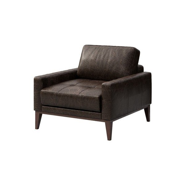 Tumepruun nahast tugitool Tufted Musso - MESONICA-image-2