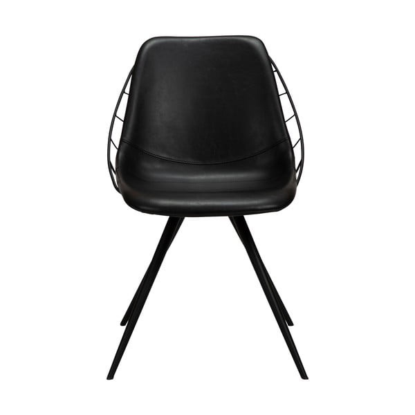 Mustast kunstnahast söögitool Sway - DAN-FORM Denmark-image-1