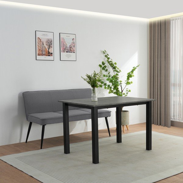 Antratsiithall metall/polsterdatud pink Watford - Støraa-image-3