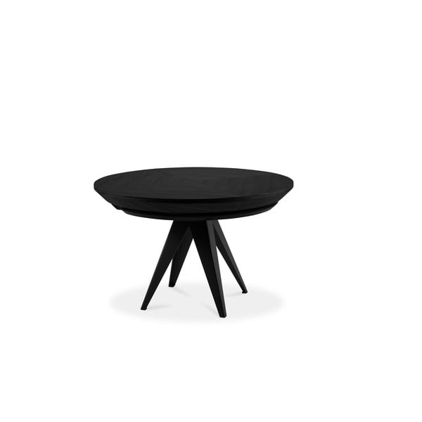 Must tammepuust kokkupandav laud, ø 120 cm Magnus - Windsor & Co Sofas