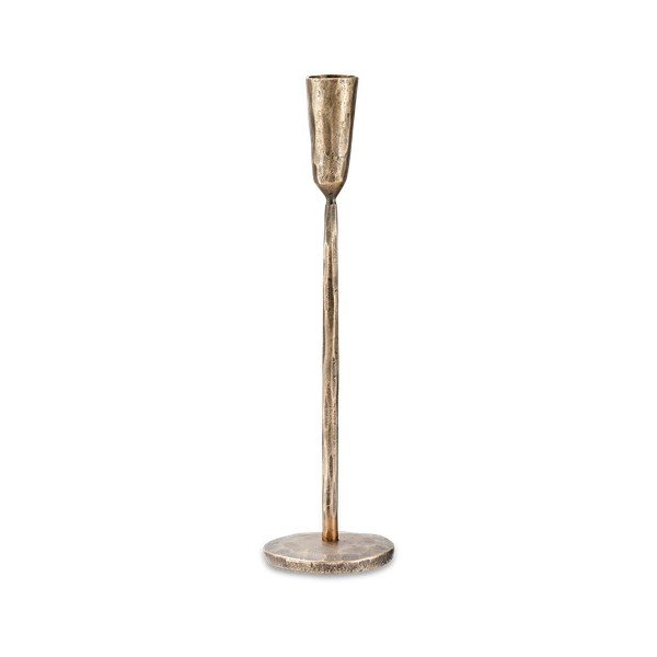 Kuldne metallist küünlajalg, kõrgus 30 cm Mbata - Nkuku