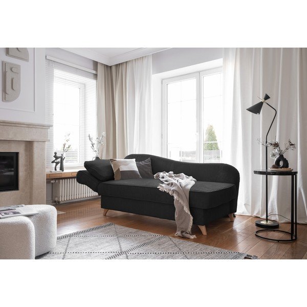 Antratsiitne velvetist lamamistool (vasak nurk) Chic Charlotte - Miuform-image-2