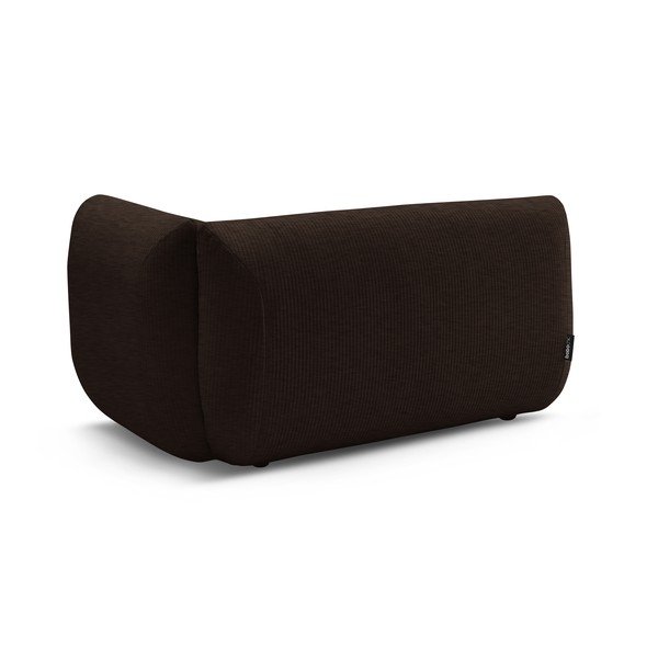 Tumepruun velvetist diivanimoodul (parem nurk) Lecomte - Bobochic Paris-image-3