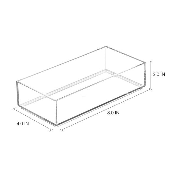 Clarity läbipaistev organiseerija, 20 x 10 cm - iDesign-image-1
