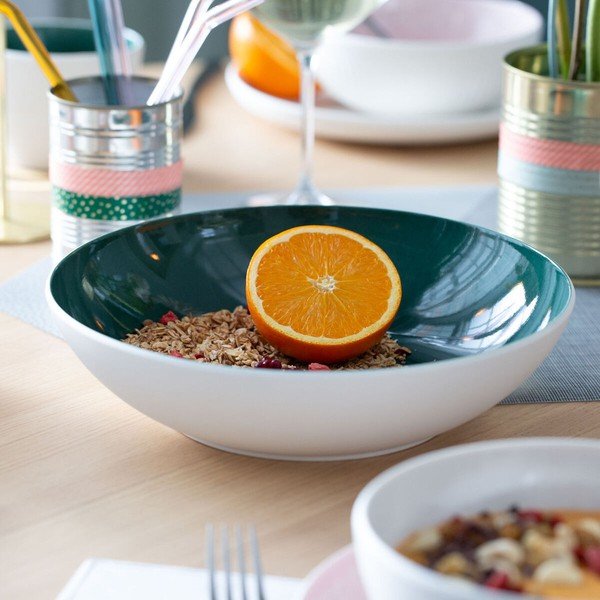 Valge ja roheline portselanist serveerimisnõu Villeroy & Boch Uni, ⌀ 26 cm it's my match - Villeroy&Boch-image-4