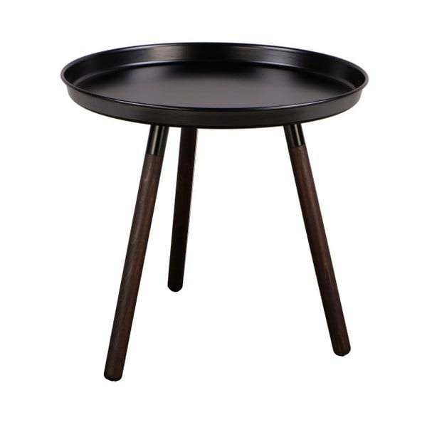 Černý odkládací stolek Nørdifra Sticks, výška 46,5 cm
