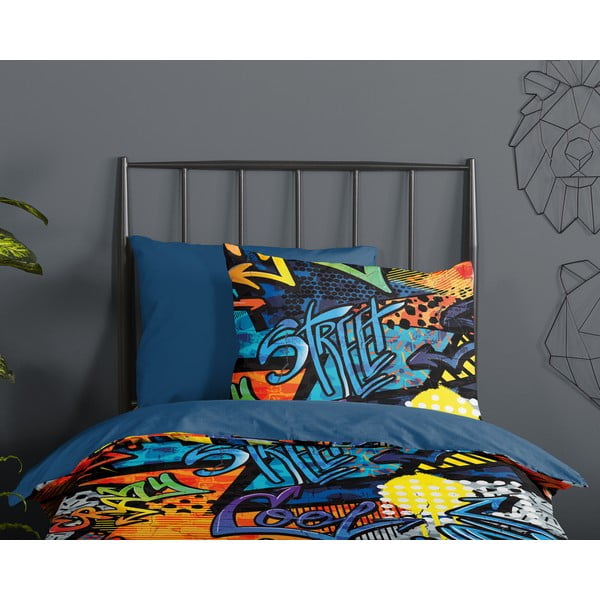 Laste mikrokiust pikendatud voodipesu üheinimesevoodile 140x220 cm Jeff - Good Morning-image-2