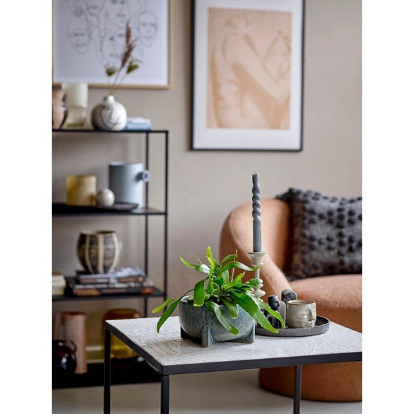 Valge keraamiline vaas , kõrgus 13,5 cm Norma - Bloomingville-image-1