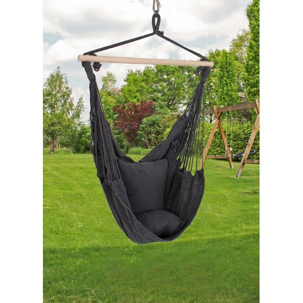 Must polsterdatud rippuv aiatool Tobago - Garden Pleasure-image-1