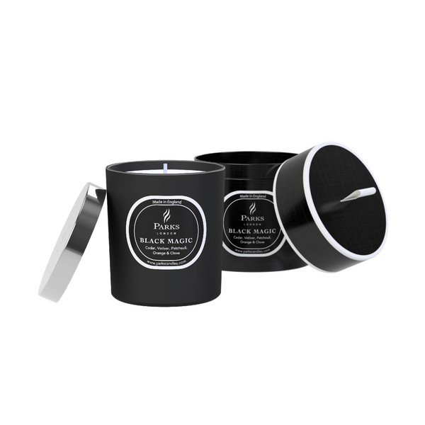 Svíčka s vůní cedru a vetiveru Parks Candles London Magic, 45 hodin hoření-image-1