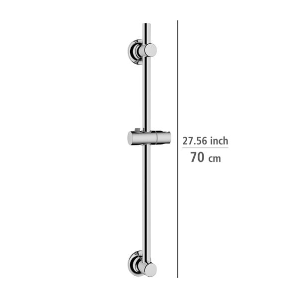 Roostevabast terasest isekinnitatav duširiba 70 cm, läikiv hõbedane - Wenko-image-2
