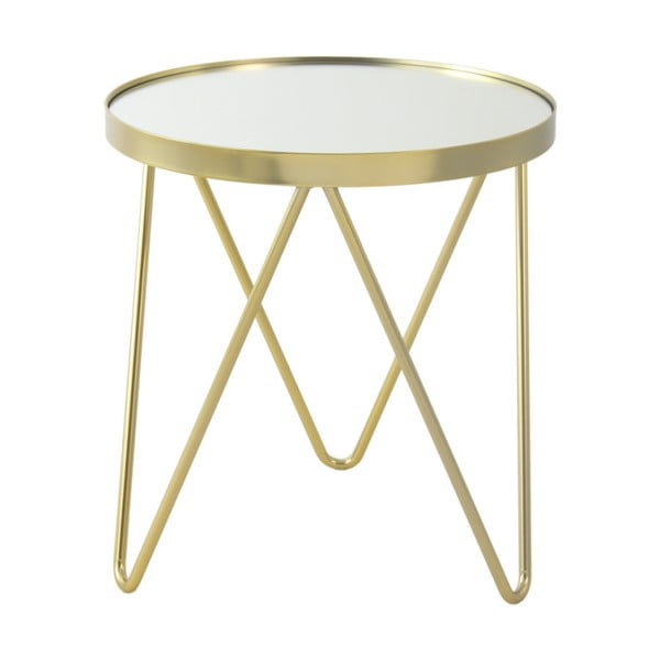 Odkládací stolek ve zlaté barvě 360 Living Julia, ⌀ 42 cm