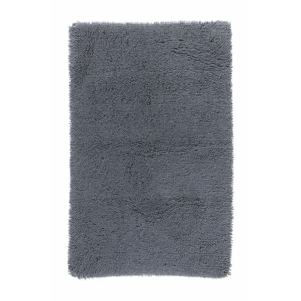 Tmavě šedá koupelnová předložka z organické bavlny Aquanova Mezzo, 70 x 120 cm