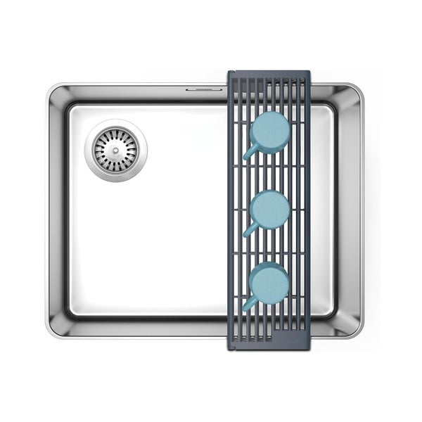 Hall reguleeritav plastmassist valamu äravooluvõre 43x13 cm Platform - Joseph Joseph-image-3