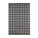 Must-valge õuevaip Houndstooth, 150 x 240 cm - Green Decore