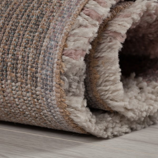 Roosa/hall vaibajooksja 60x230 cm Nuru - Flair Rugs-image-4