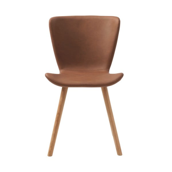 Konjakipruun kunstnahast söögitool Teslin - Unique Furniture-image-3