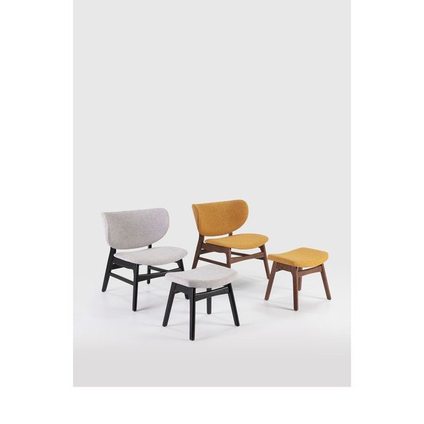 Kollane tugitool koos jalatoega Divo - Marckeric-image-1