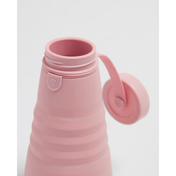 Roosa kokkupandav pudel Pudel Carnation, 590 ml Tribeca - Stojo-image-2