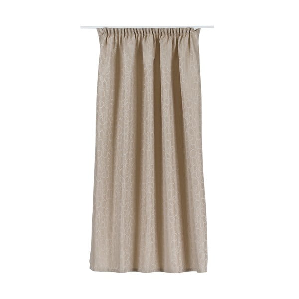 Beež kardin 140x160 cm Florette - Mendola Fabrics-image-2