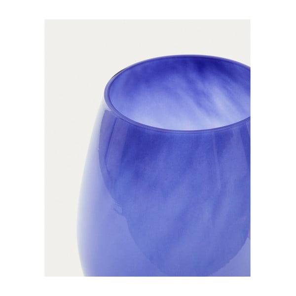 Sinine klaasist vaas (kõrgus 26 cm) Kelse - Kave Home-image-4