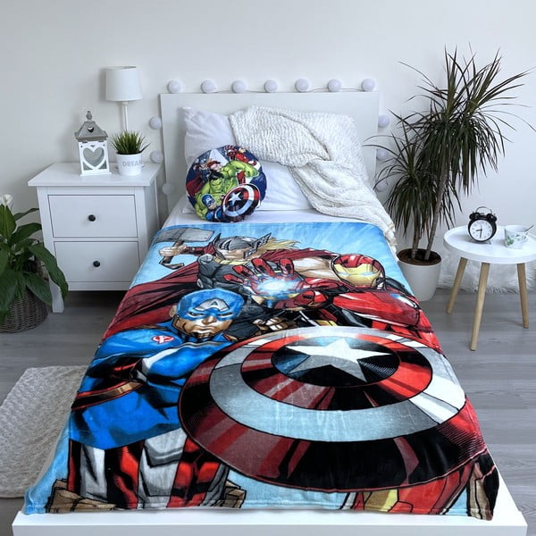 Mikroflanellist lastetekk 100x150 cm Avengers Heroes - Jerry Fabrics-image-2